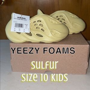 Yeezy foams sulfur